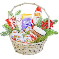 Новогодняя корзина Сладкая