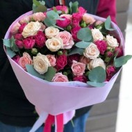 Ассорти кустовых роз